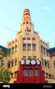 The Eros Cinema Building at Mumbai is a ...