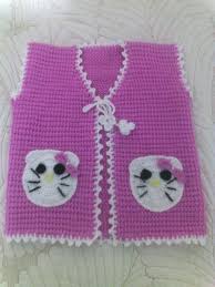 Tunus Isi Bebek Cocuk Yelek Modelleri Baby Knitting Patterns Bebek Bebek Yelek