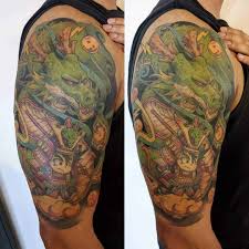 A half sleeve tattoo is usually a series of several small tattoos covering at least half of one person's sleeve. The Best Half Sleeve Tattoo Designs Chronic Ink