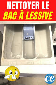 Lave Linge Comment Nettoyer Un Bac A Lessive Encrasse Sans Frotter