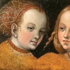 Newlyn Courtyard Scene by Fred Millard, 1890. Prints from Royal Cornwall  Museum