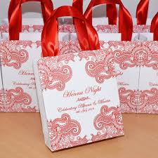 35 Henna Night Gift Bags With Satin Ribbon Handles Your Etsy In 2020 Wedding Party Gift Bags Indian Wedding Favors Gifts For Wedding Party