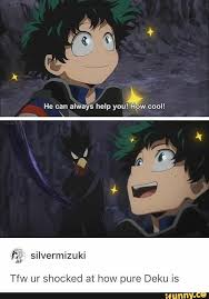 Wa Ur Shocked At How Pure Deku Is Ifunny My Hero Academia Manga Hero My Hero