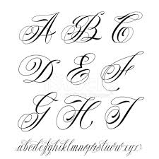 A badly written salutation can offend the reader and set a bad tone for the rest of the letter. Tattoo Style Alphabet Stock Vector Freeimages Com