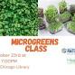 Microgreens Class — Healthy West Chicago event image