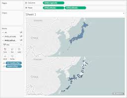 Us map with latitude and longitude. Create Dual Axis Layered Maps In Tableau Tableau
