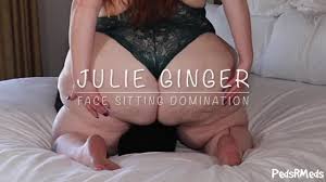 Julie Ginger Face Sitting Domination Preview