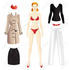 Anziehpuppen bastelvorlage bastelbogen anziehpuppen fur jungen und madchen petit cochon die magnetischen kleider frisuren und. Puppe Mit Kleidung Korper Vorlage Kleidung Fur Frauen Set Vorlage Papier Kleider Fur Jeden Tag Und Fur Das Buro Lizenzfrei Nutzbare Vektorgrafiken Clip Arts Illustrationen Image 45060872