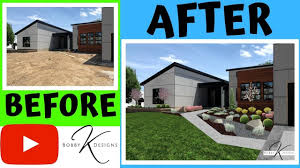 Wow How To Landscape Design A Front Yard For A Modern Home Youtube
