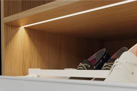Just cut your hole out of your ceiling or soffit material, connect your wiring in a junction box as per code requirements, then push your recessed fixture up into the hole. Recessed Aluminium Profile Hafele Loox5 Profile 1103 For Led Strip Lights Aluminium Online At Hafele