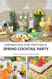 Cocktail wedding party decoration 18. Cocktail Party Ideas And Inspiration For Springtime Celebrations Spring Party Cocktails Cocktails For Parties Cocktail Party Decor