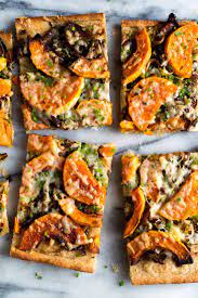 Roasted Mushroom And Butternut Squash Tart Recipe Recipe Recipes Vegetable Tart Vegetarian Dishes