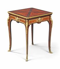 C1900 A French Ormolu Mounted Kingwood And Mahogany Parquetry Card Table By Francois Linke Paris Luxury Furniture Stores Luxury Home Furniture Antique Table