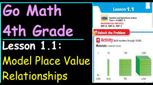 Chapter resources may 18, 2021 · review for the chapter test of math in focus, grade 5, chapter 9: Go Math 4th Grade Lesson 1 1 Model Place Value Relationships Youtube