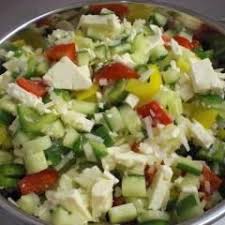 Paprikasalat Mit Schafskase Rezept Salat Paprika Salat Avocado Salat