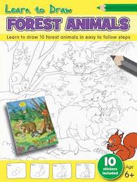 How to draw forest animals. Learn To Draw Forest Animals Learn To Draw 10 Forest Animals In Easy To Follow Steps Nhbs Academic Professional Books