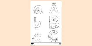 Coloring the letters is a good way to introduce young children to the letters of the alphabet in the english language through an activity that they enjoy. Free Abc Colouring Page Pdf Colouring Sheets