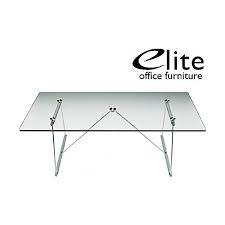 Pair glass table tops with distressed wood for a shabby chic appearance. Elite Glass Rectangular Coffee Table Free Uk Delivery