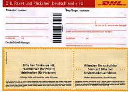 There is always a dhl express service. Dhl Paketaufkleber Wo Die Postnummer Hin Schreiben Packstation Dhl