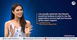But she ultimately walked away crowned miss universe myanmar, and this week is competing at the global pageant in florida. It S Not Just My Dream It S A Moment To Make Nepal Proud Anshika Sharma Khabarhub Khabarhub