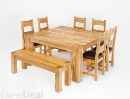 8 seater dining table sets. Solid Oak 5ft Square Table 8 Seater For Sale In Cavan On Donedeal Square Dining Room Table Kitchen Sale Square Tables