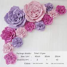 You'll receive email and feed alerts when new items arrive. 13pcs Giant Paper Foam Flower Large Flower Big Paper Flower For Wedding Party Background Flower Wall Backdrop Decoration Artificial Dried Flowers Aliexpress