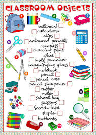 Classroom Objects Interactive And Downloadable Worksheet Check Your Answers Online Or Send Teaching English School Supplies For Teachers Teacher Organization