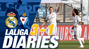 Eibar, second from bottom on goal difference, looked threatening going forward. Real Madrid 3 1 Eibar Back To Laliga With A Win Youtube