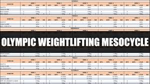 In olympic weightlifting, a lifter attempts to snatch and clean and jerk as much weight as possible. Programming Periodization Of Olympic Weightlifting Training Part 3 Planning The Mesocycle Youtube