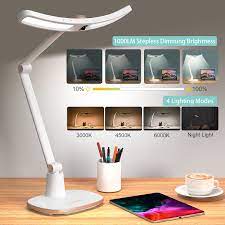BEYONDOP LED Desk Lamp,Office Lamp with Motion Sensor, Touch Table Lamp for  Home Office, Eye-Caring Reading Lamp for Study/Working Gifts, 4 Color  Modes, 1000 Lumens Auto-Dimming Swing Arm Lamp - Amazon.com