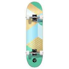 Punked Graphic Skateboard Complete Geometric Series Green In 2020 Geometric Series Complete Skateboards Skateboard Design