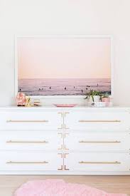 Black And Rose Gold Dresser Elsie Larson S Nashville Home Domino Gold Bedroom Rose Gold Bedroom Bedroom Design
