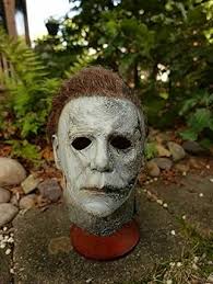 Hotime Halloween-Maske Michael Myers 2022, gruselig, Verkleidung,  Cosplay-Kostüm, Horrordekoration, Requisiten, Erwachsenengröße, Gelb :  Amazon.de: Spielzeug