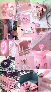 Check out this fantastic collection of pastel pink aesthetic wallpapers, with 40 pastel pink aesthetic background images for your desktop, phone or tablet. Pink Aesthetic Collage Wallpaper Wallpaper For You