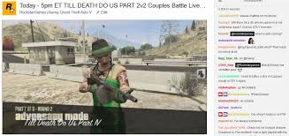 Top 5 deaths of the week in gta 5! Rockstar Games On Twitter Live Till Death Do Us Part Iv Couples 2v2 Valentine S Battle Https T Co Ebtz2uhiga Https T Co Hvdu2o8ly2 Https T Co 0bdv0yp36b
