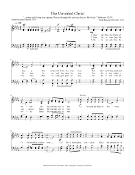 The Unveiled Christ Sheet music for Piano (Piano Duo)