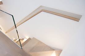 Handrail 42mm Oak Round Profile Wall Mounted Handrail Wall Mounted Handrail Staircase Handrail Wood Staircase
