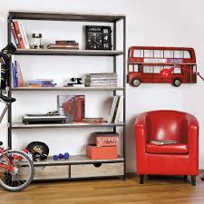 Metal Industrial Shelf Long Island Estanteria Industrial Decoracion De Unas Muebles