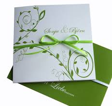 In dieser anleitung zeigen wir dir ein beispiel für eine einladungskarte zur hochzeit mit. Hochzeit Einladungskarten Grun