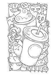 This coloring page is ideal for older kids. Coffee Coloring Pages Stock Illustrations 170 Coffee Coloring Pages Stock Illustrations Vectors Clipart Dreamstime