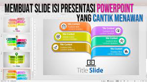 Salah satu contoh visualisasi yang saya rekomendasikan bagi anda adalah tampilan website yang menunjukkan image full screen dan visual teks di bagian tengahnya. Cara Membuat Slide Isi Presentasi Powerpoint Yang Cantik Menawan Youtube