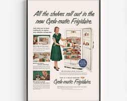 Image result for Yellow 1958 Frigidaire