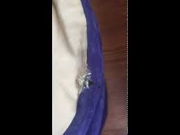 How To Repair An Intex Airbed Air Matress Seam Hole Youtube