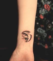 50 Examples Of Moon Tattoos Cuded Small Moon Tattoos Moon Tattoo Designs Sun And Moon Tattoo For Men
