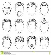 Set Of Hand Drawing Men Hairstyles Illustration Stock Illustration Image 73722993 Menshairstyles Guy Drawing Drawing Male Hair How To Draw Hands