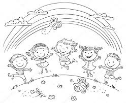 Risultati Immagini Per Immagini Bambini Felici Bianco E Nero Immagini Di Bambini Illustrazioni Cartoon Immagini