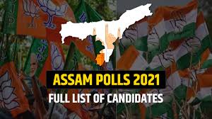 The polling will begin at 7 am and last till 6 pm in the evening in the 47 constituencies across 12 districts in the first phase. Assam Polls 2021 Bjp Congress Aiudf Agp Uppl Bpf Full List Of Candidates Elections News India Tv