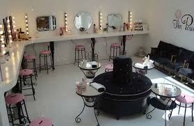 Those who are looking for a unique pedicure, nails, facials, and hair indulgences will enjoy the powder room. The Powder Room In London Read My Mind And Created A Salon Like The One I Envision Salon Interior Design Salon Decor Room London