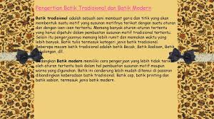 Batik yang satu ini dibuat dengan sistem sablon. Makalah Industri Batik Ppt Download