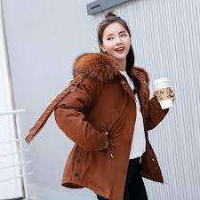 Decathlon stocks a range of insulated, ski and warm waterproof jackets for the whole decathlon's winter coat collection has everything you need. Short Winter Jacket Women Hooded Winter Coat Women Parka Cotton Padded Jacket Shopee Malaysia